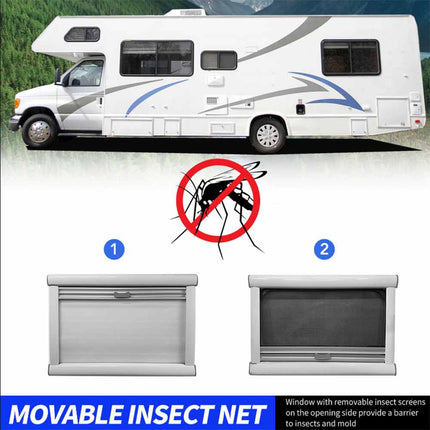 Large Window Locking Handle & Strut Kit for 800x1000mm RV Caravan Push-Out Windows