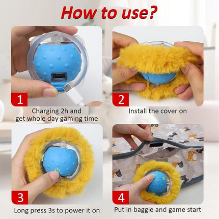 Interactive Chirping Hide & Seek Ball for Smart Cats