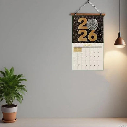 2026 Diamond Painting Wall Calendar – DIY Diamond Art Kit for 12-Month Planning