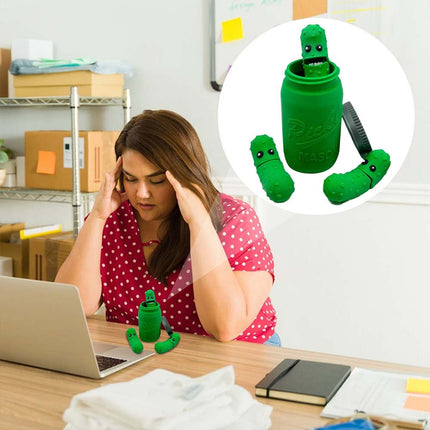 Fun 3D Printed Pickles in Mason Jar – Perfect Gifts for Everyone