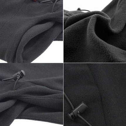Winter Ski Warm Hood, Double Layer Thick Fleece Windproof Cap