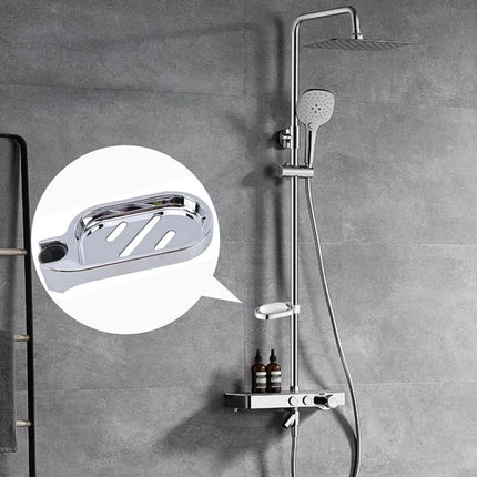24mm Clip-on Soap Dish Tray Holder for Shower Slide Bar