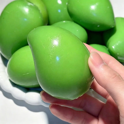 2Pcs Color Changing Mango Squishy Stress Ball Fidget Toy ASMR Sensory Gift