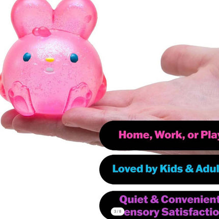 Random Scented Glitter Bunny Jelly Hops Squishy Sensory Toy
