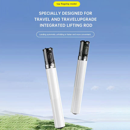 2-in-1 Selfie Stick & Tripod Phone Holder, Adjustable Portable Stand for iPhone Android
