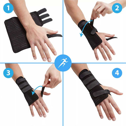 Breathable Wrist Support Splint for Sprain Injury & Carpal Tunnel Pain