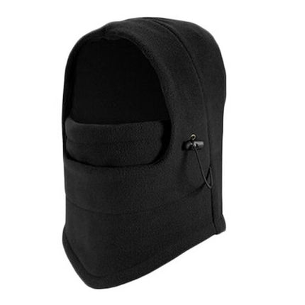 Winter Ski Warm Hood, Double Layer Thick Fleece Windproof Cap