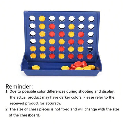 Mini Connect 4 in a Row Line Board Game Educational Family Toy for Kids