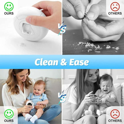 Rechargeable Electric Nail Clipper & File Safe Automatic Trimmer Cutter