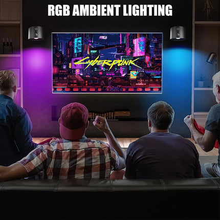 Rechargeable RGB Magnetic LED Wall Sconce Night Lamp with Remote