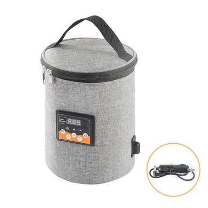 12V Car Bottle Warmer: Portable Baby Milk Heater with Adjustable 40-60℃ Constant Temperature for On-the-Go Feeding