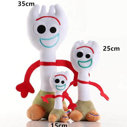 15/25/35cm Forky Plush Doll Soft Stuffed Toy for Kids Gift