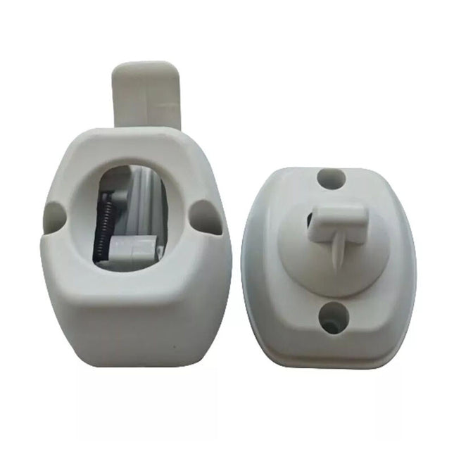 RV Door Catch & Latch Holder Kit for Motorhome, Caravan & Cargo Compartment Doors