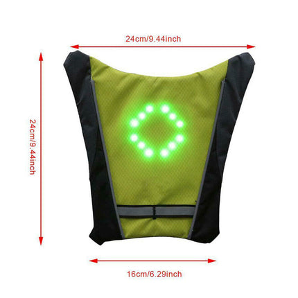 Wireless LED Signal Vest & Backpack with Remote Control for Safety
