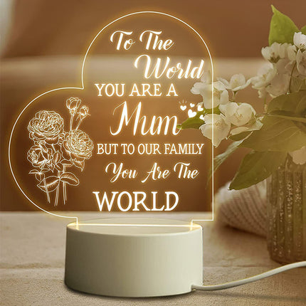 Mother's Day Gift: USB Bedside Night Light for Mum