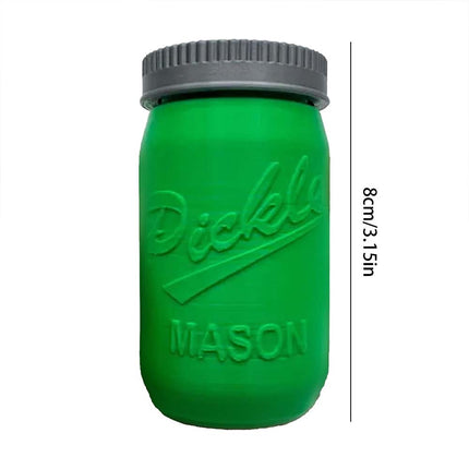 Fun 3D Printed Pickles in Mason Jar – Perfect Gifts for Everyone