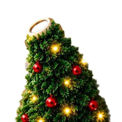 Santa Christmas Tree Projection Light USB Holiday Night Lamp Decoration