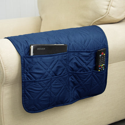 6-Pocket Sofa Arm Rest Organizer Holder for Remote, Chair & Couch