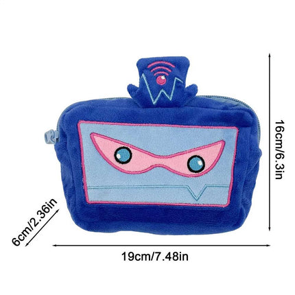 Vox Plush Wallet Bag Cosmetic Pouch for Anime Fans Collectible