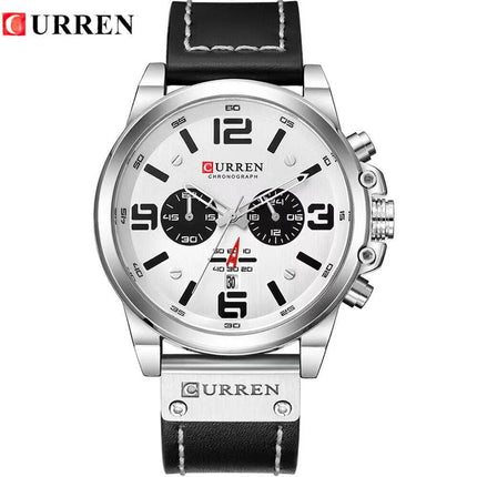 Men's Military Sport Silicone Watch with Calendar for Boys