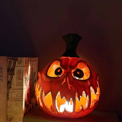 LED Halloween Pumpkin Decorative Lantern Prop for Party Home Decor