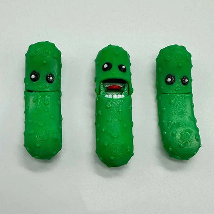 Fun 3D Printed Pickles in Mason Jar – Perfect Gifts for Everyone