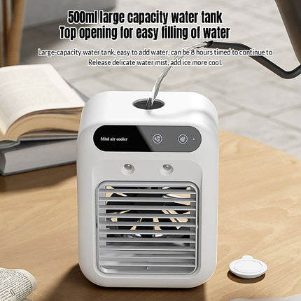 Portable Personal Air Conditioner Cool Mist Fan for Bedroom & Camping