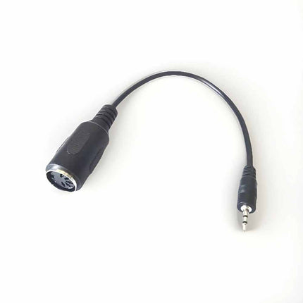 3.5mm TRS Mini Jack to 5-Pin DIN MIDI Female Adapter Cable - 0.5m
