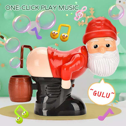 Electric Santa Claus Bubble Machine with Music & Light Entertainment