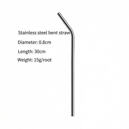 304SS Straw Set for 40oz Cup 3 Straight 3 Bent with 2 Brushes Boxed