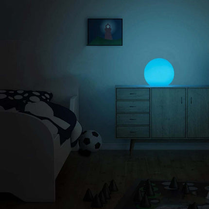 RGB 16 Colors LED Globe Orb Light with Remote - 15CM Kids Mood Night Lamp