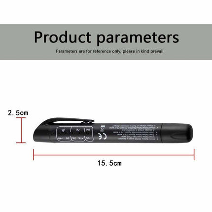 Digital LED Brake Fluid Tester - Moisture Detector Pen for Car Brake Oil Boiling Point, Quick Check Diagnostic Tool