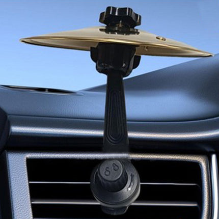 Car Air Vent Clip-On Decoration - Dancing Crash Cymbal Drumstick with Fragrance Diffuser