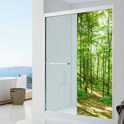 3D Landscape Door Sticker Removable Adhesive Wallpaper for Home Decor