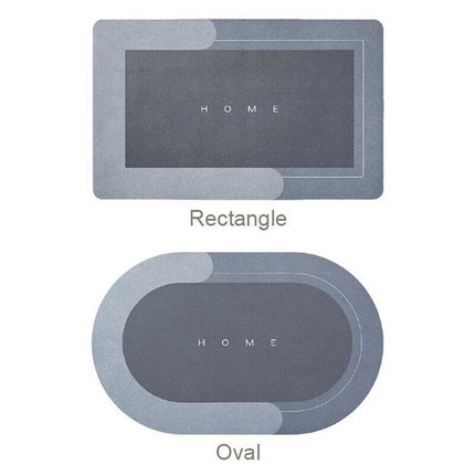 Absorbent Microfiber Magic Door Mat Washable Anti-Slip Floor Mat