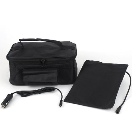 12V Portable Electric Lunch Box: 3-in-1 Car Food Warmer & Heated Meal Container for Home, Office, & Travel