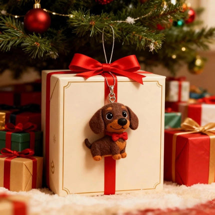 Dachshund Advent Calendar 24-Day Christmas Countdown Acrylic 2D Ornament