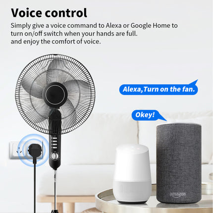 WiFi/Zigbee 16A Smart AU Socket Plug Voice Control for Alexa & Google Home