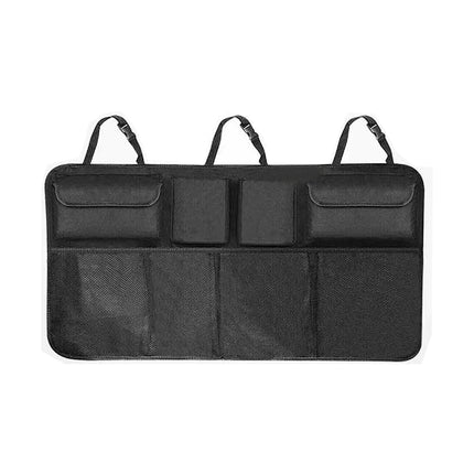Car Back Seat Organizer with Tablet Pocket - 10-Pocket Hanging Storage for Toys, Books & Travel Essentials