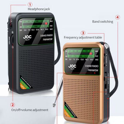 Multifunctional Auto Tuning Radio, All-Band & All-Channel Receiver
