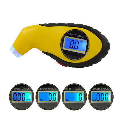 Digital Tire Pressure Gauge | Precision PSI Meter for Car, Bike & Truck | Backlit LCD