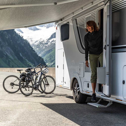 12V Electric Retractable Aluminum Step for Caravans and RVs