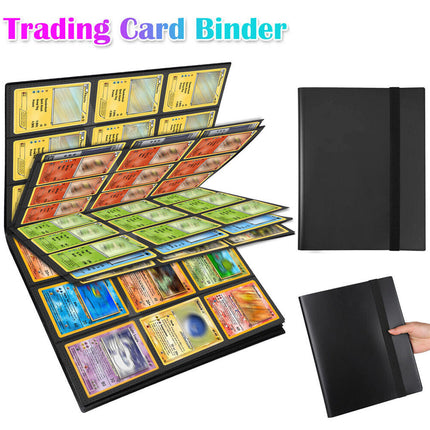 9-Pocket Trading Card Binder Zip Cover with Strap