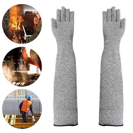 45cm Long Gardening Gloves, Scratch Proof for Hands & Arms Protection