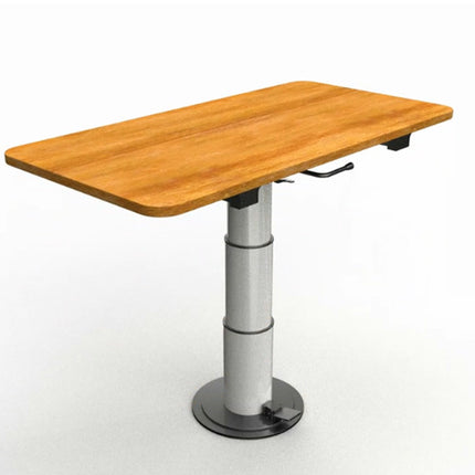 Adjustable Height Table Pedestal with 360° Swivel – for Boat, RV & Caravan