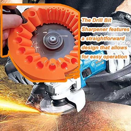 Handheld Drill Bit Sharpener for All Bits - Jig for 125mm Grinder