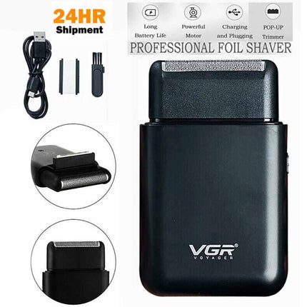 3-in-1 Electric Shaver & Beard Trimmer for Men, USB Rechargeable