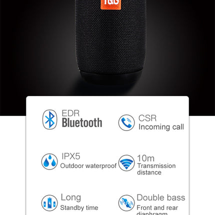 Portable Bluetooth Speaker, Mini Wireless USB for Outdoor & TF Card