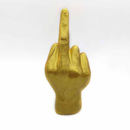 Fun Resin Middle Finger Statue Ornament for Home Office Desk Decor