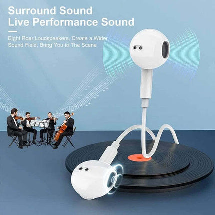Wired & Bluetooth Earphones for iPad iPhone 7 8 X 11 12 13 14 Pro Max